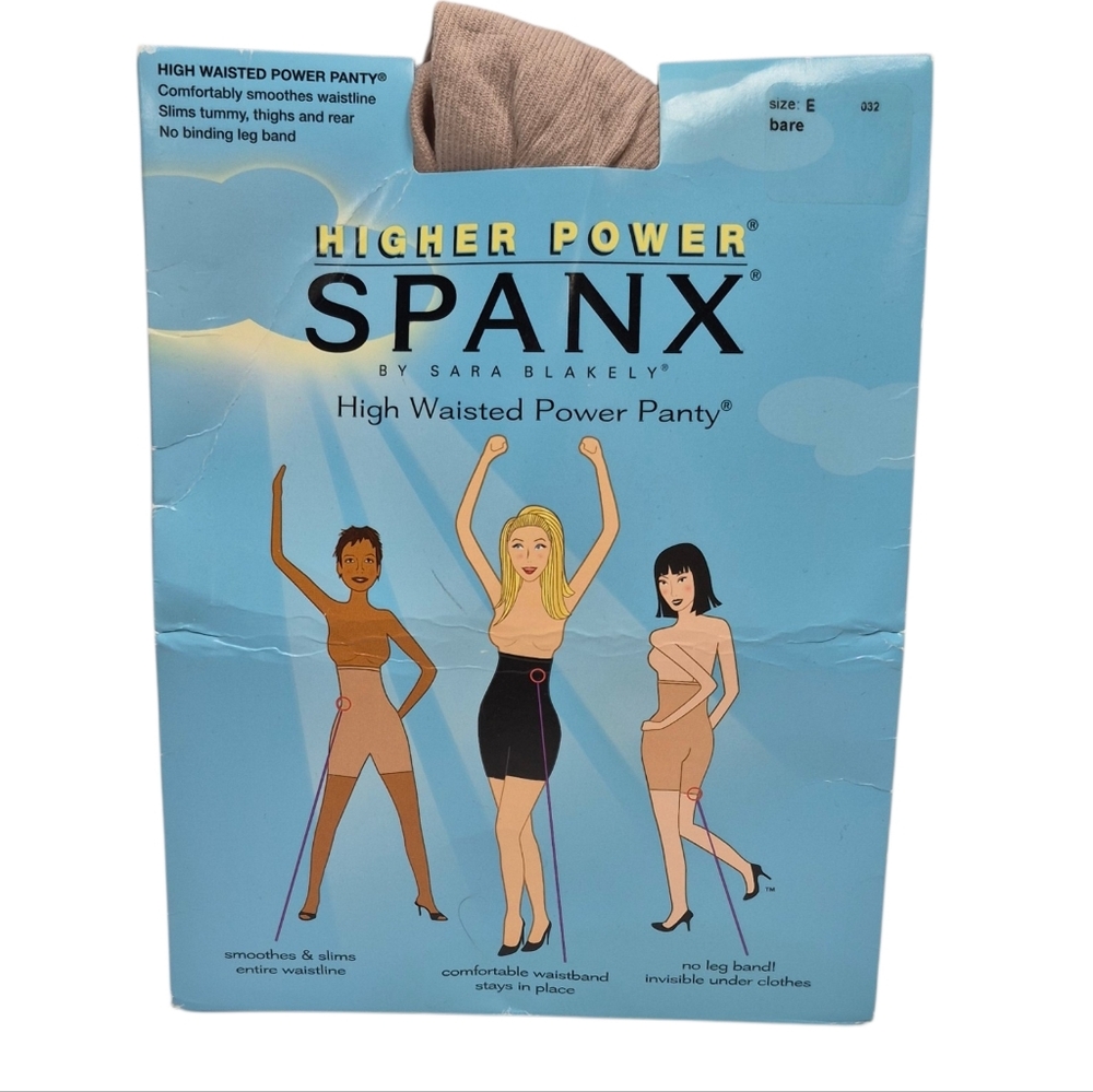 SPANX Higher Power Panty Women's Size E Tan Beige